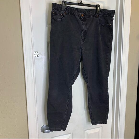 ASOS Denim Black Jeans Plus Size 18 - Picture 3 of 10